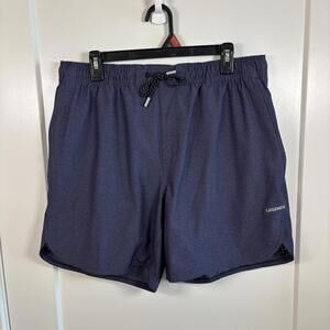 Legends Men's Shorts Size XL Navy Blue Lined Active Luka Athletic Training 7”